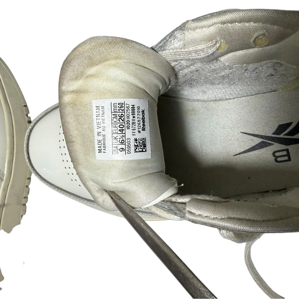 Reebok Classics Cardi B Gloss | Coated Club C Double chalk  women’s Sneakers